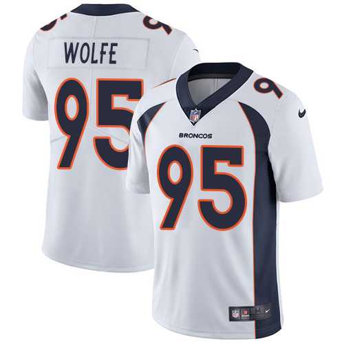 Nike Denver Broncos #95 Derek Wolfe White NFL Vapor Untouchable Limited Jersey,We sell and wholesale Nike Denver Broncos #95 Derek Wolfe White NFL Vapor Untouchable Limited Jersey on line form chian!